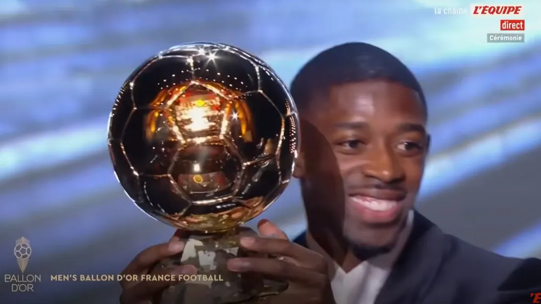 Ousmane Dembélé a remporté son premier Ballon d'or ce lundi 22 septembre.