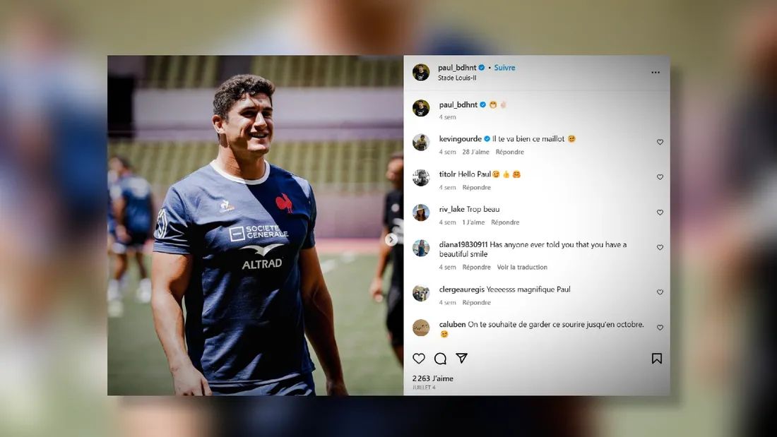 Qui est Paul Boudehent, le nouvel arrivant du XV de France ?