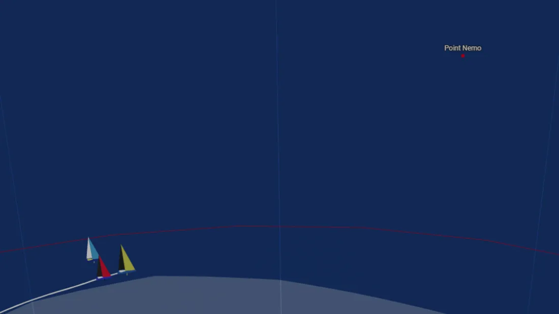 Le Point Nemo se trouve à plus de 2600 km de toute terre