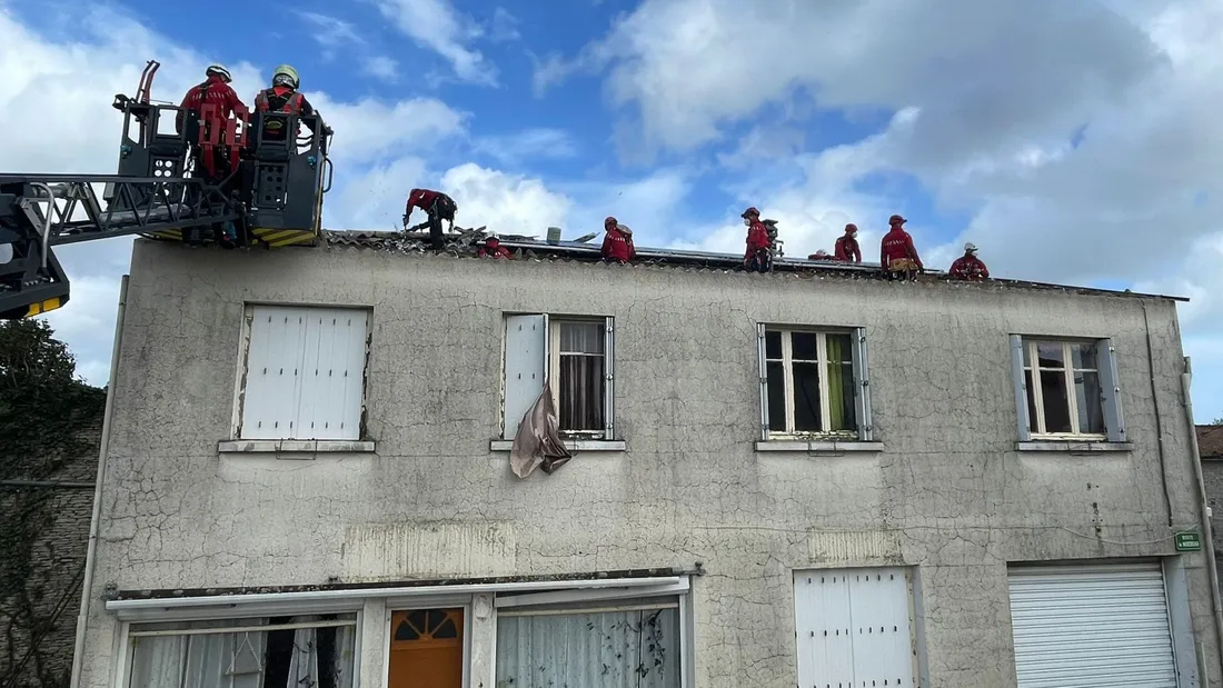 Les sapeurs- pompiers du Sdis 86 à l'oeuvre