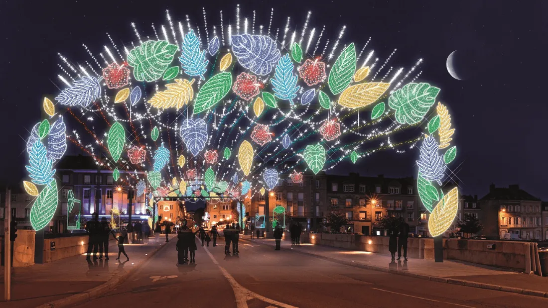 Illuminations pont Aristide Briand