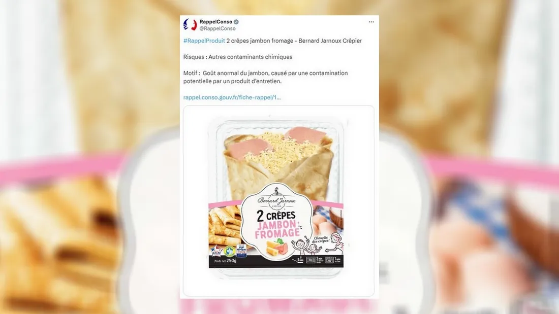 Des crêpes bretonnes contaminées par un produit d’entretien