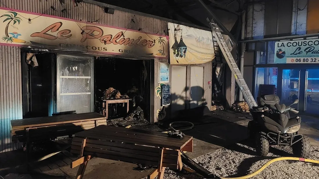 Plusieurs commerces ont été la proie des flammes
