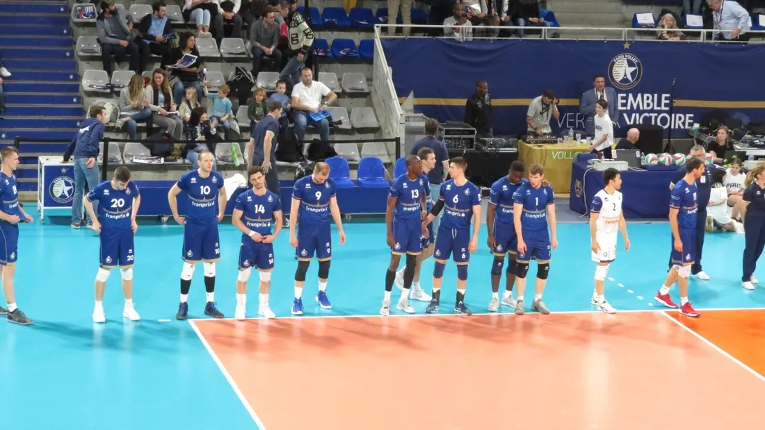 Le SNVBA lors d'un match du championnat de France en mai 2019