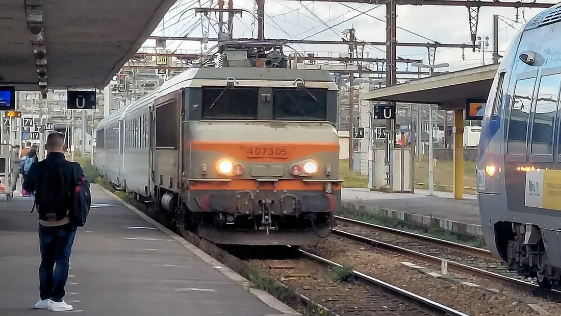 Intercités en gare de Limoges