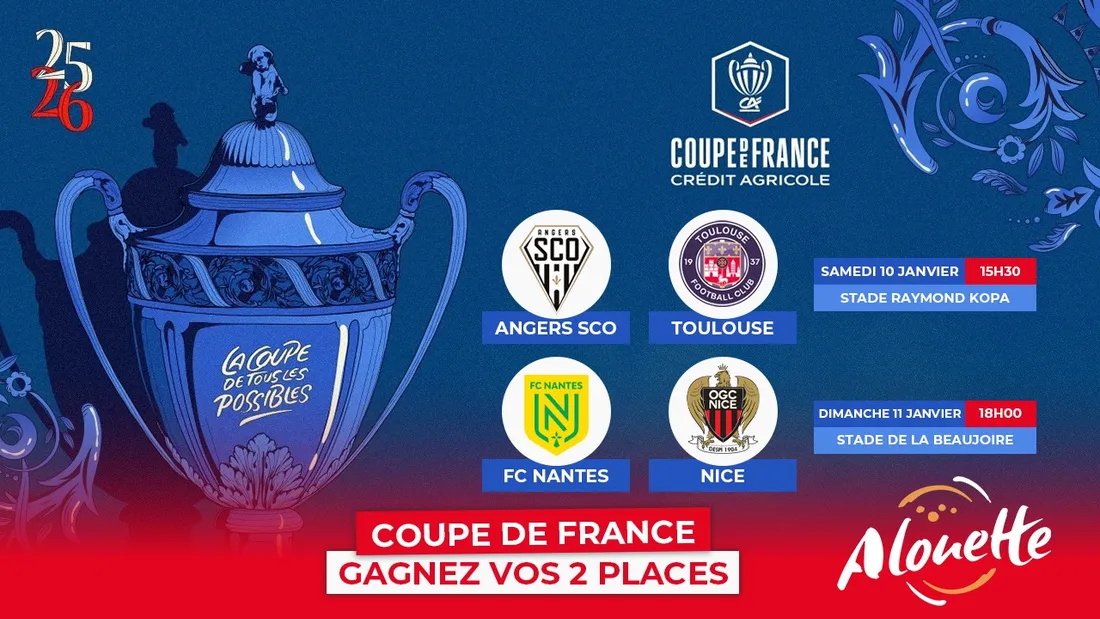 Coupe de France Angers SCO FC Nantes