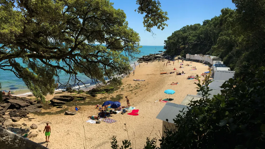 La plage de l'Anse rouge à Noirmoutier