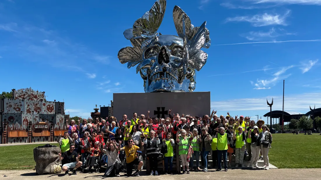 À Clisson, 80 seniors ont découvert les coulisses du Hellfest avant son ouverture. 