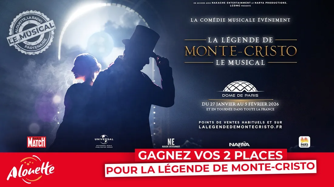 musical "La légende de Monte-Cristo" 2026