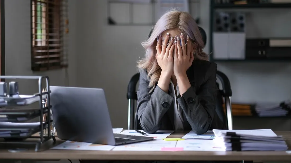 femme stressée