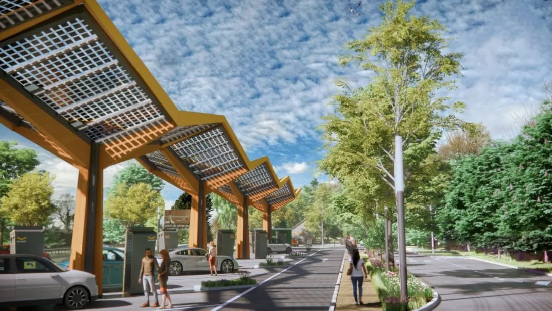 Fastned - Vue d'artiste station St Yvi