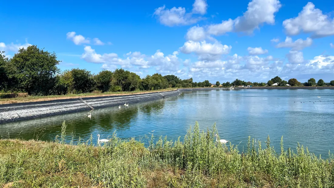 Bassin d'eaux traitées