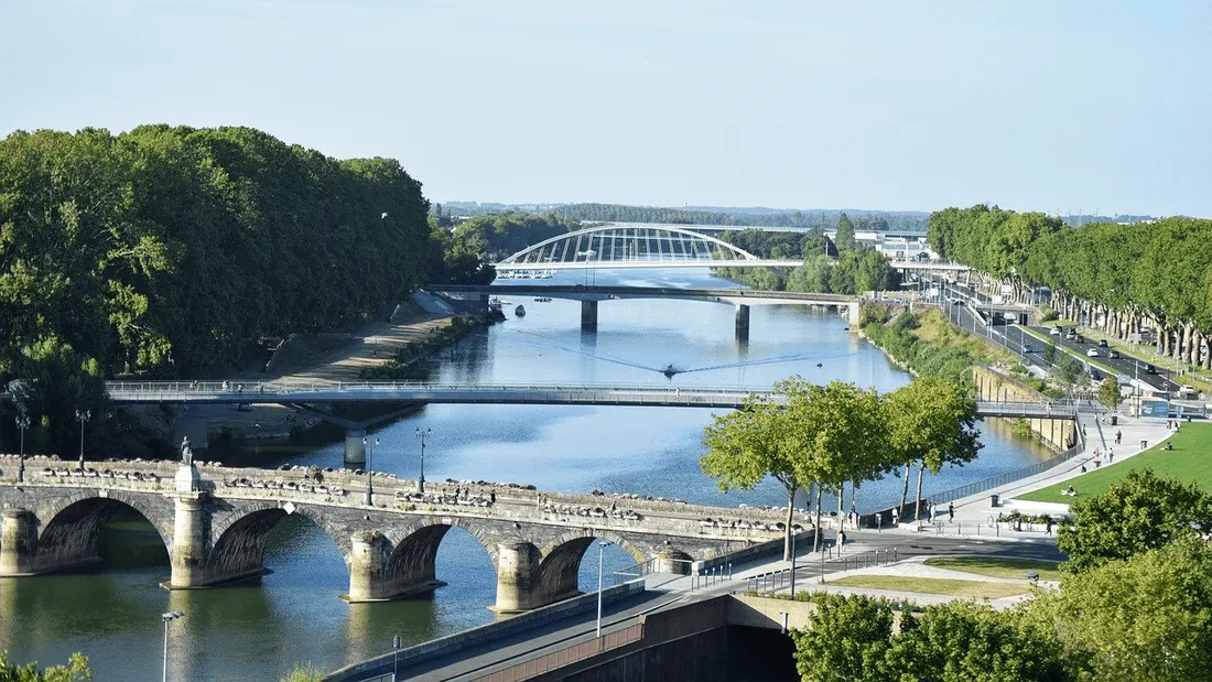 Voies sur berge à Angers