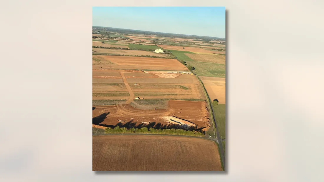 Le chantier de la bassine de Sainte-Soline