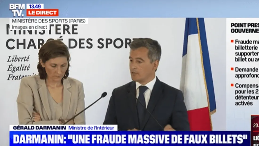 Stade de France : Gérald Darmanin et Amélie Oudéa-Castera auditionnés au Sénat dans la semaine