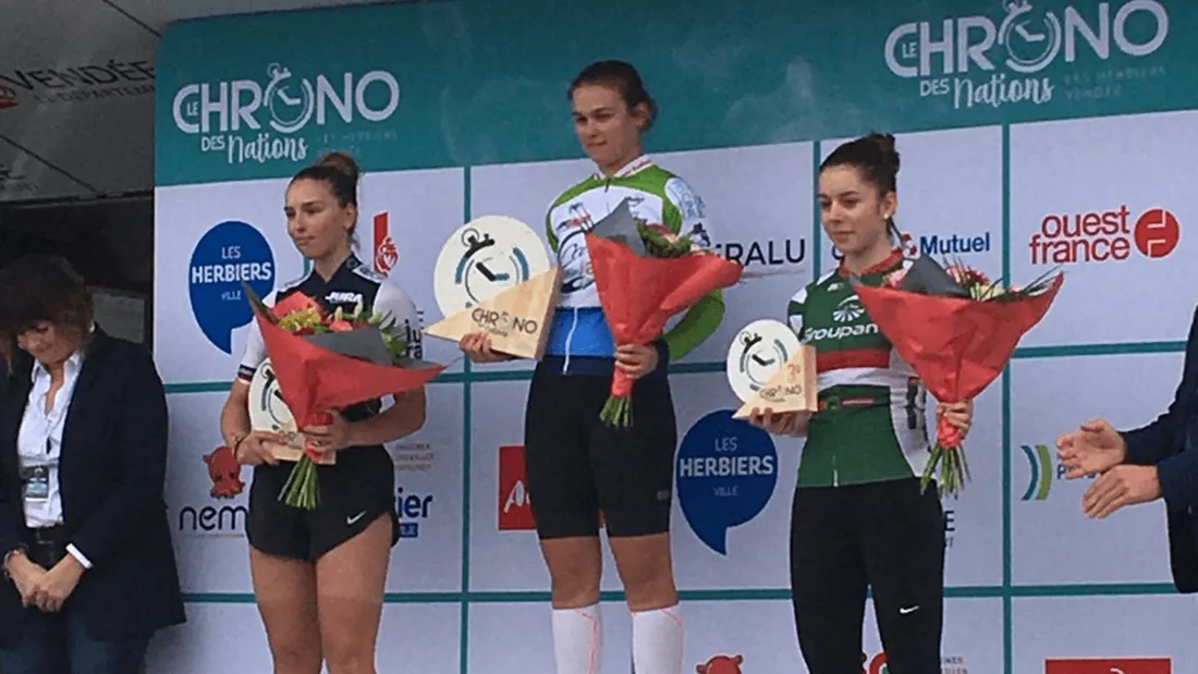 Podium Chrono des Nations "Cadettes"