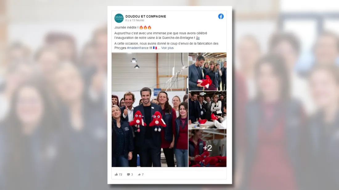  Tony Estanguet s'est déplacé à l'usine de La Guerche-en-Bretagne (35).