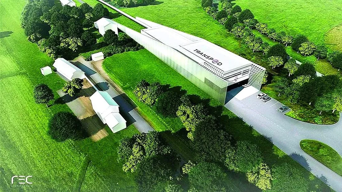 Projet de centre de développement et d'essai TransPod à Droux