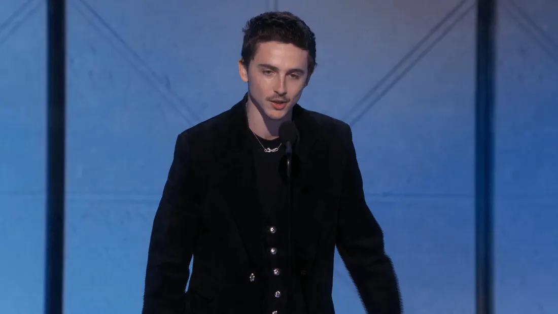 Timothée Chalamet sacré meilleur acteur dans une comédie