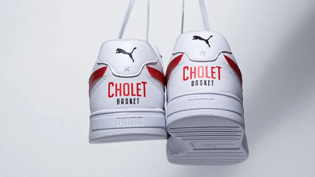 Des chaussures aux couleurs de Cholet Basket
