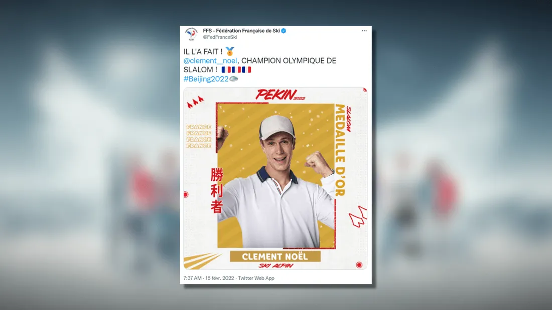 JO-2022 : Clément Noël champion olympique de slalom, 13e médaille française