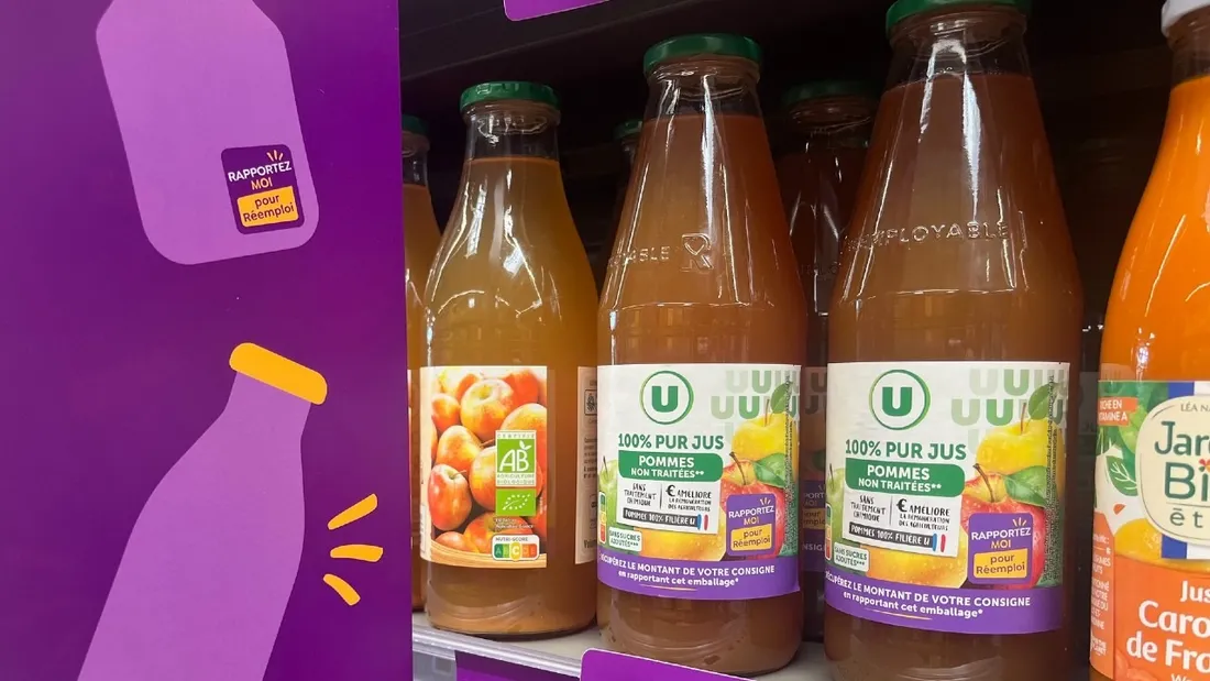 Exemple de bouteilles consignées - Alouette DR