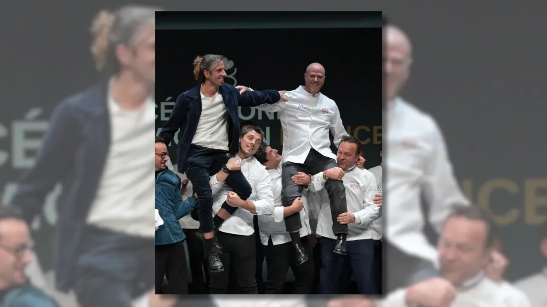 Hugo Roellinger et Christopher Coutanceau auréolés d'une troisième étoile.