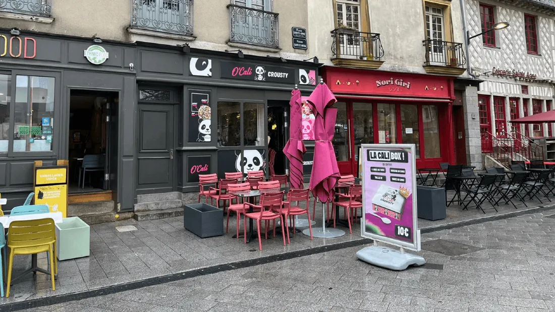 Le "O’Cali crousty", place Sainte-Anne à Rennes, a ouvert ce mercredi 1er avril