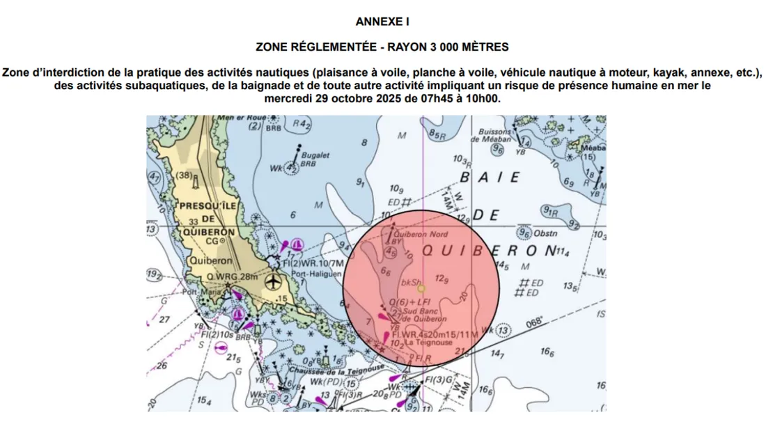 Des mesures d’interdiction des activités maritimes ont été prises. 