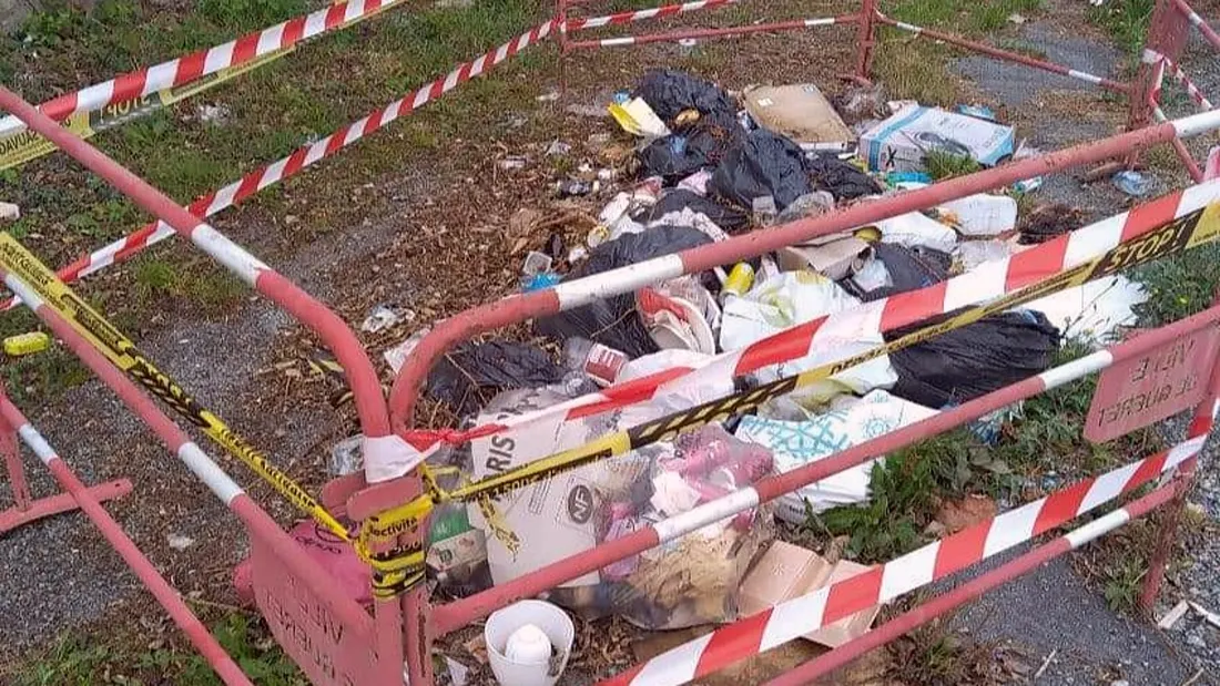 Exemple de fouilles de dépôts sauvages à Guéret