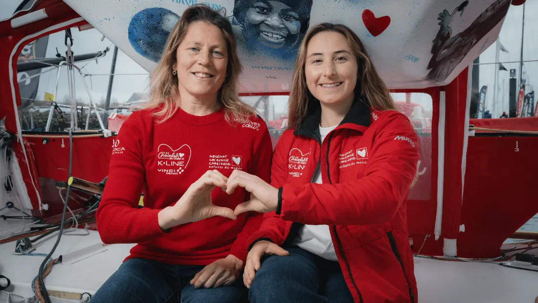 Violette Dorange et Samantha Davies