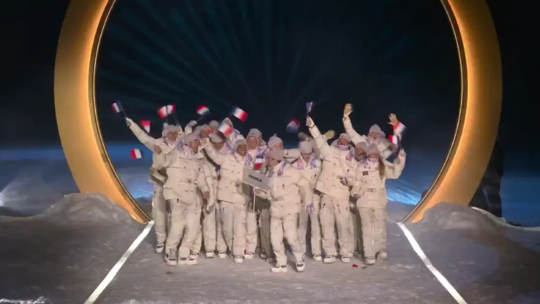 La délégation française lors de l'ouverture des Jeux olympiques d'hiver le 6 février dernier.