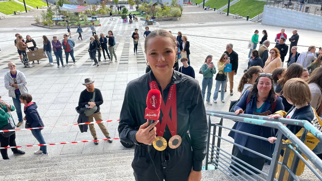 Emeline Pierre a tenu à remercier les Brestois, en particulier son club.