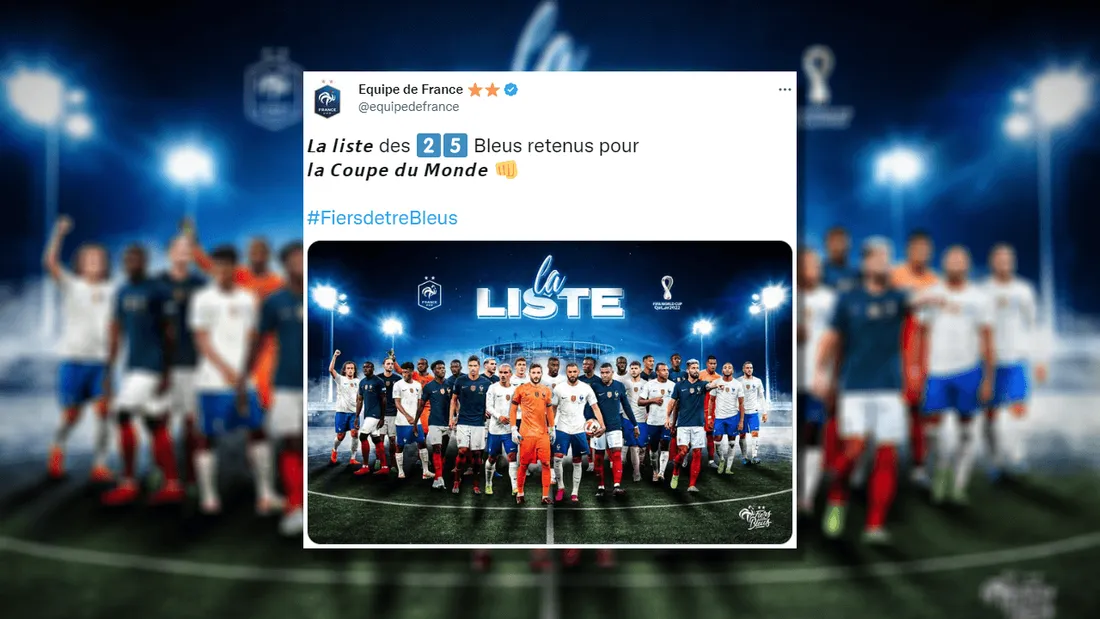 Coupe du monde de football : les 25 joueurs appelés par Didier Deschamps