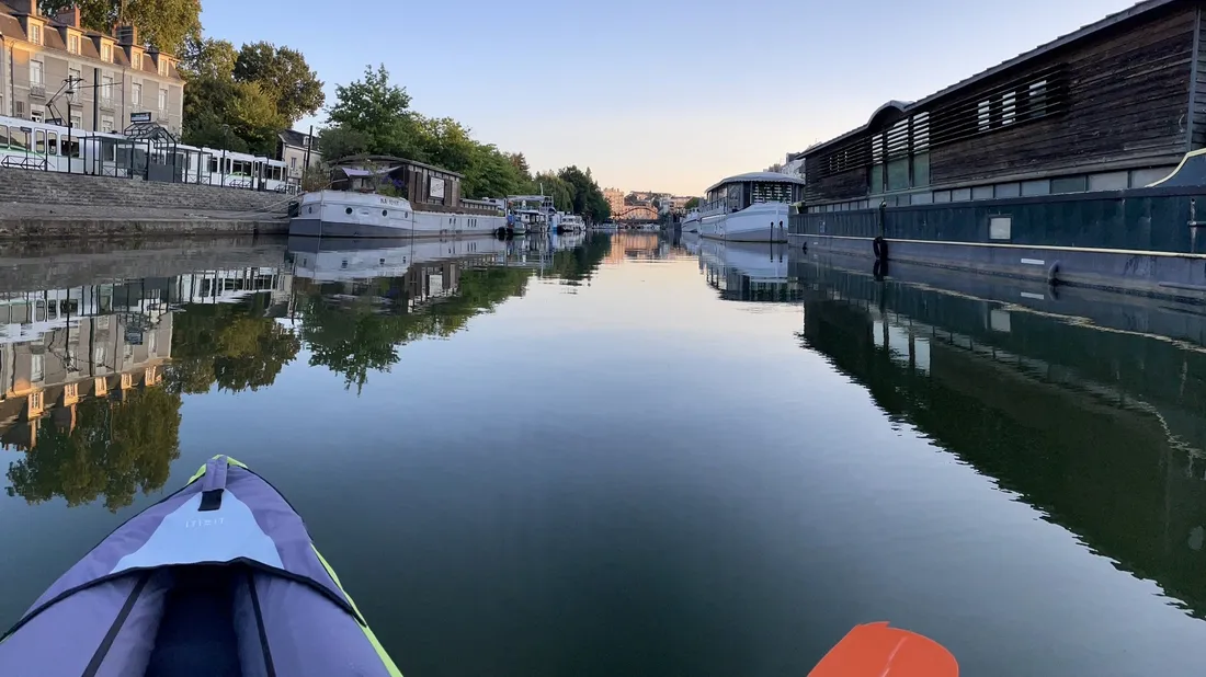 La pratique du canoë interdite sur l'Erdre à Nantes