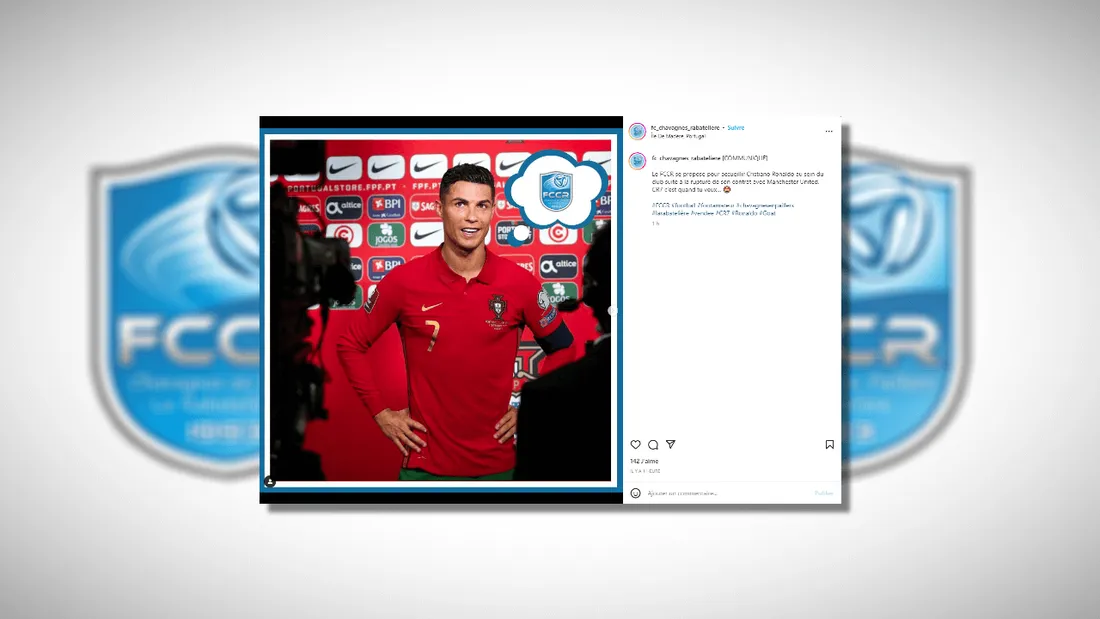 Cristiano Ronaldo bientôt licencié au FC Chavagnes – La Rabatelière ?