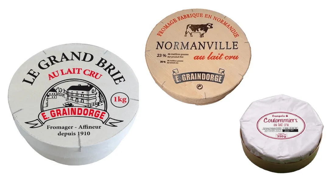 Suspicion de listéria : rappel de fromages brie et coulommiers de la marque Graindorge