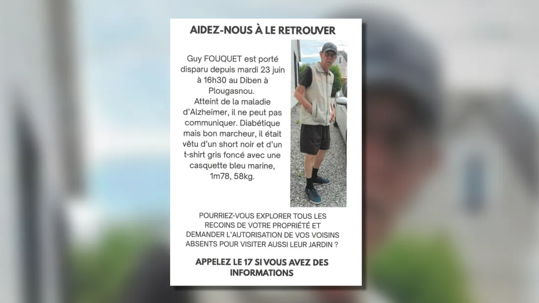 Guy Fouquet, 70 ans, n’a plus donné de signe de vie depuis près d'une semaine.