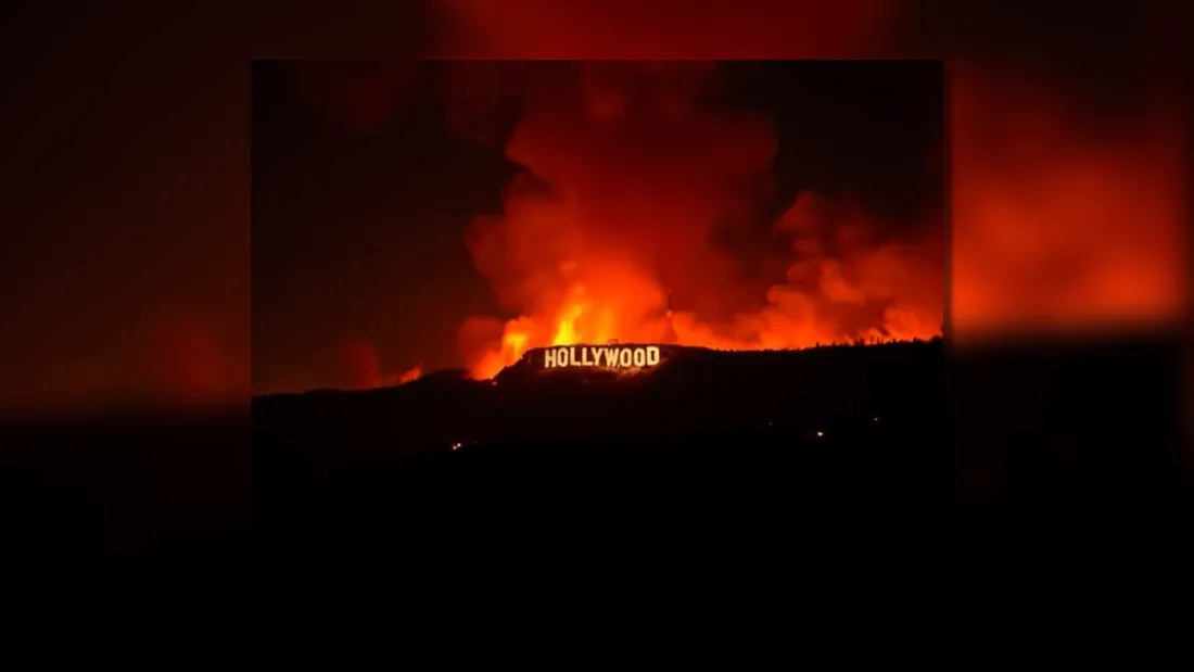 Incendie Los Angeles Hollywood