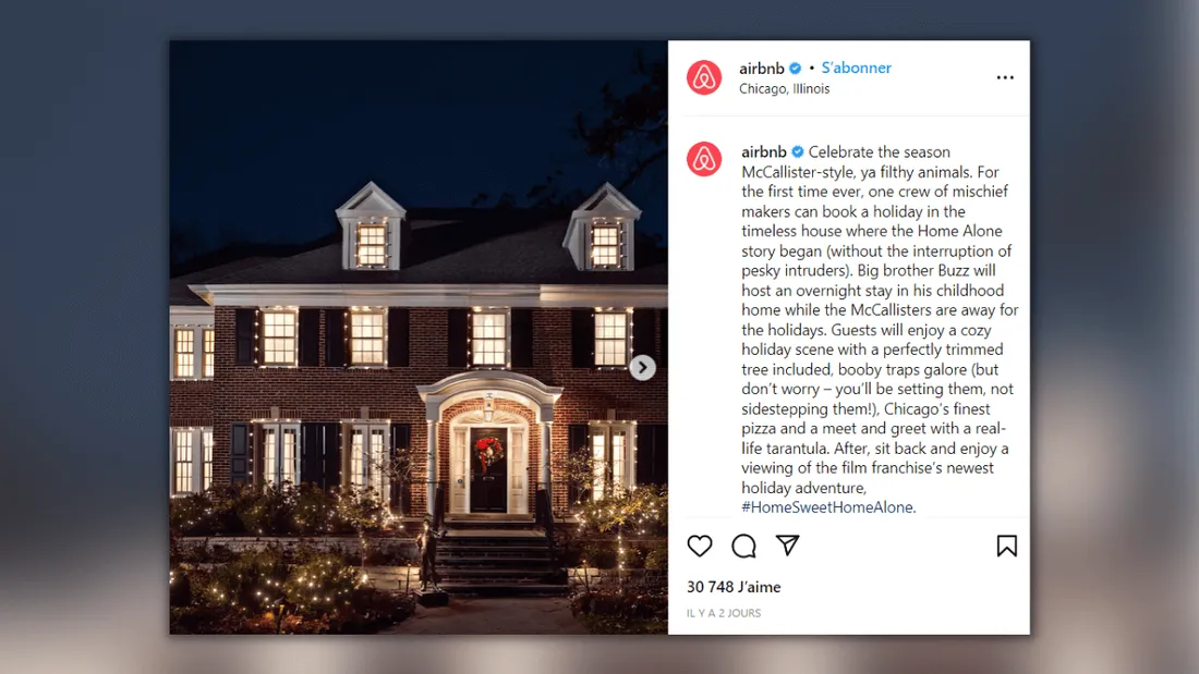 La maison de "maman, j'ai raté l'avion" est à louer pour une nuit