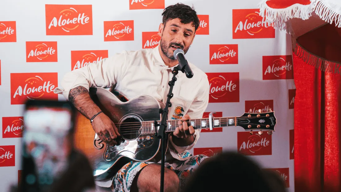 Jérémy Frerot a chanté ses plus grands hits lors du Live Alouette Showcase