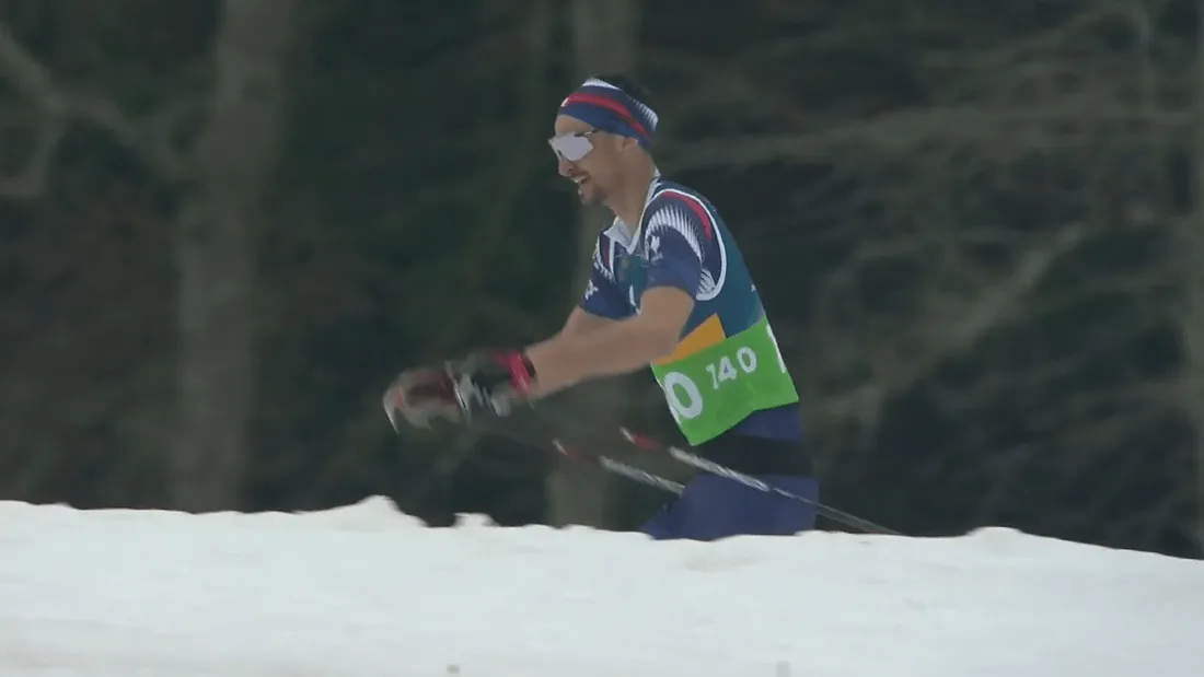 Karl Tabouret a décroché l'Or ce mercredi 11 mars en para ski de fond.