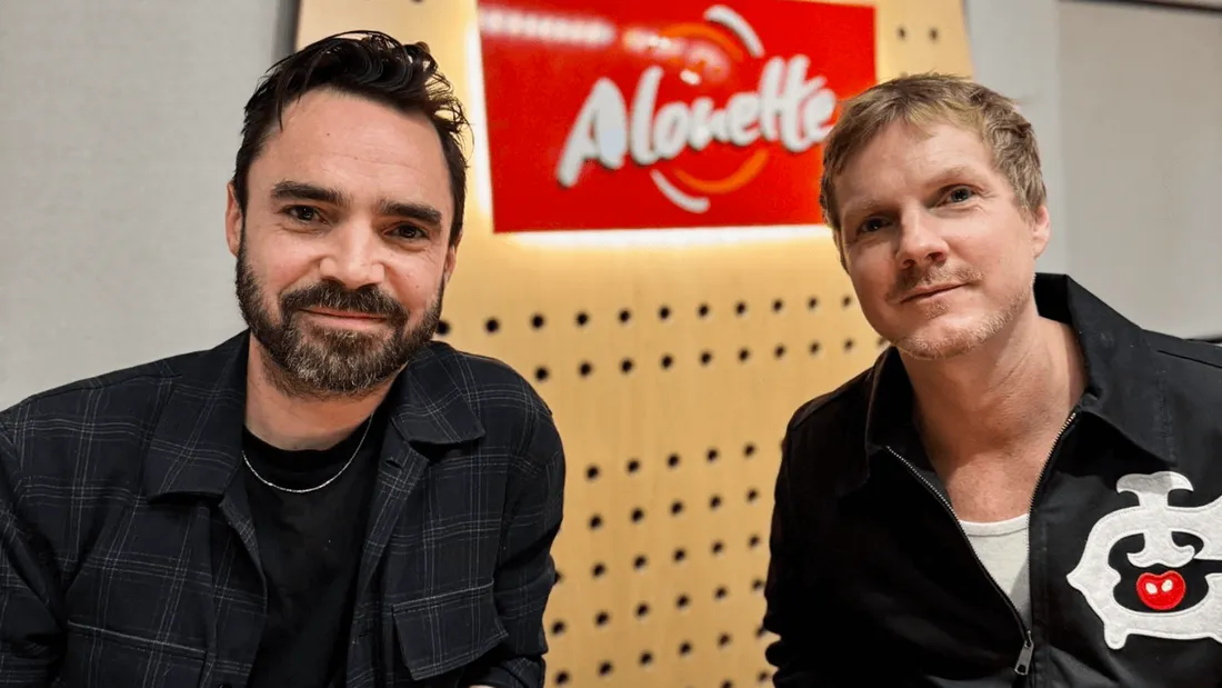 Florian et Benoît du groupe Kyo, sur Alouette.