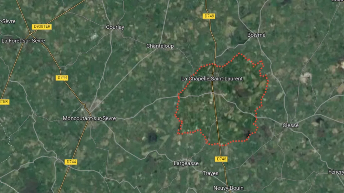 L'épicentre se situe près de la Chapelle-Saint-Laurent