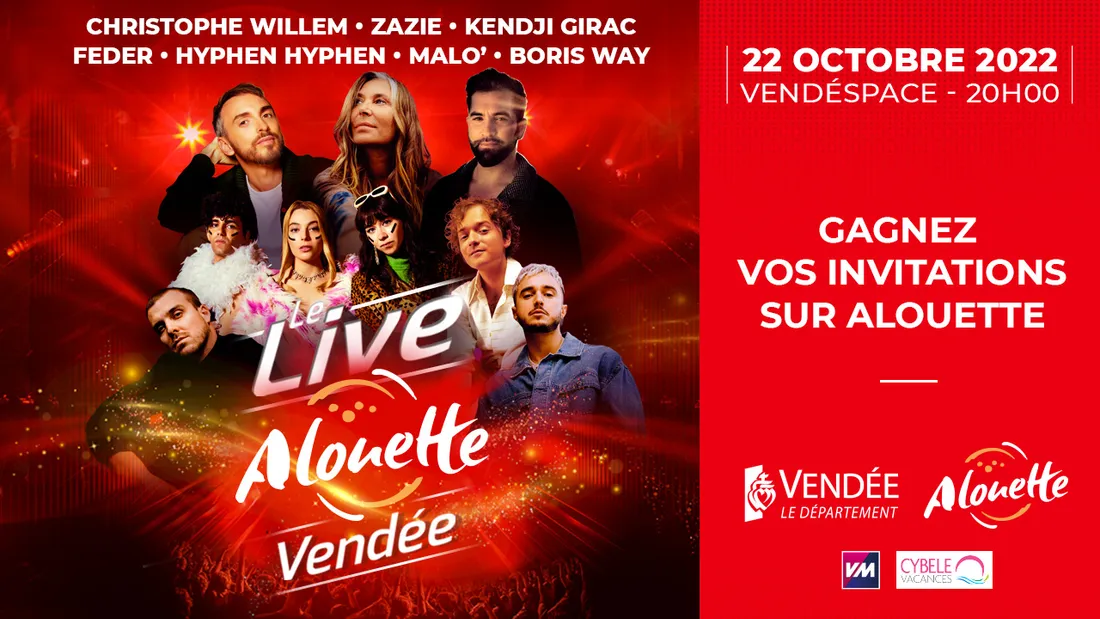 Découvrez la programmation du Live Alouette Vendée !