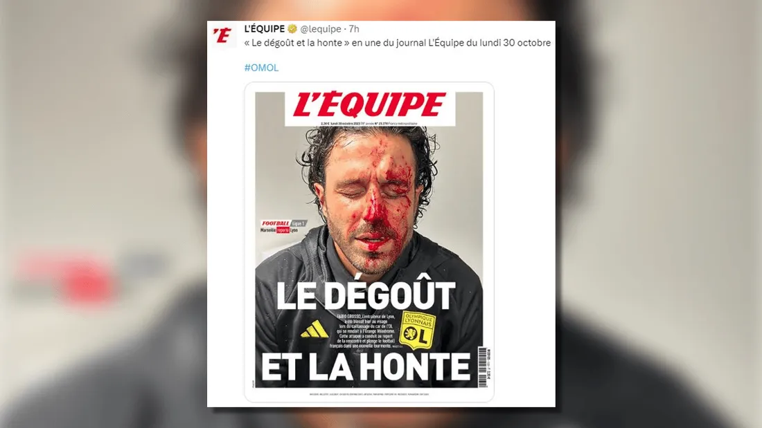 Une L'équipe match OM-OL