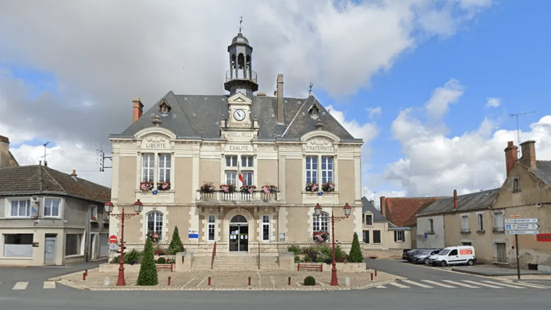 La mairie de Vatan, dans l'Indre