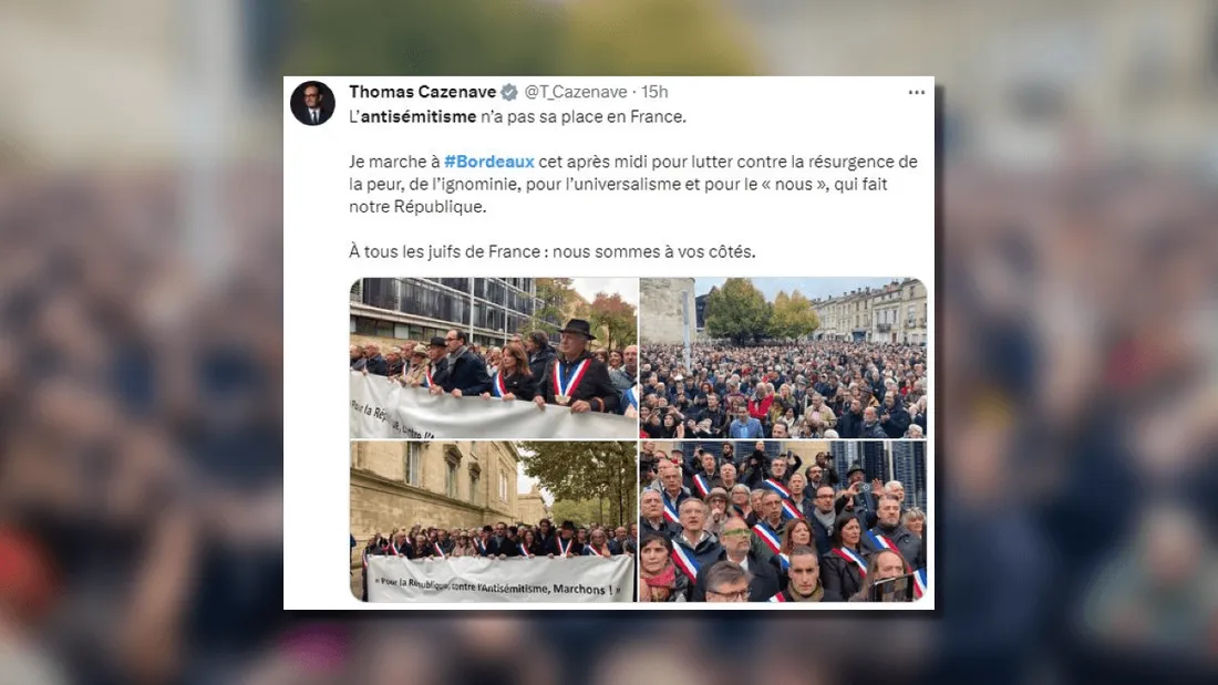 Marche contre l'antisémitisme