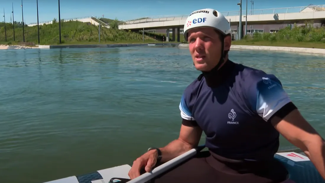 Martin Thomas, champion charentais de Canoë