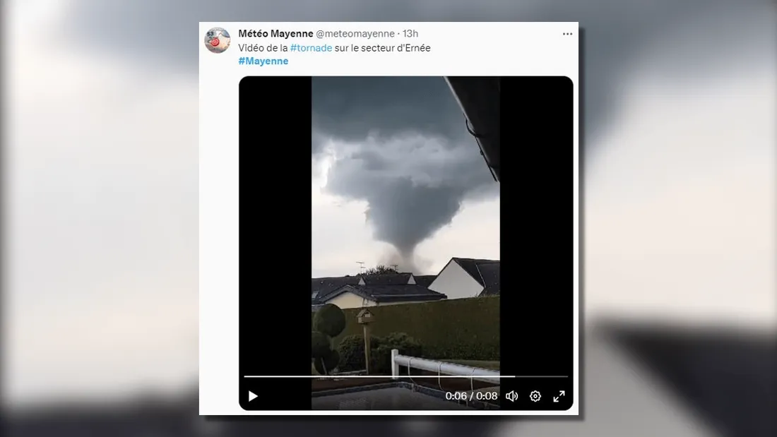 Tornade Mayenne